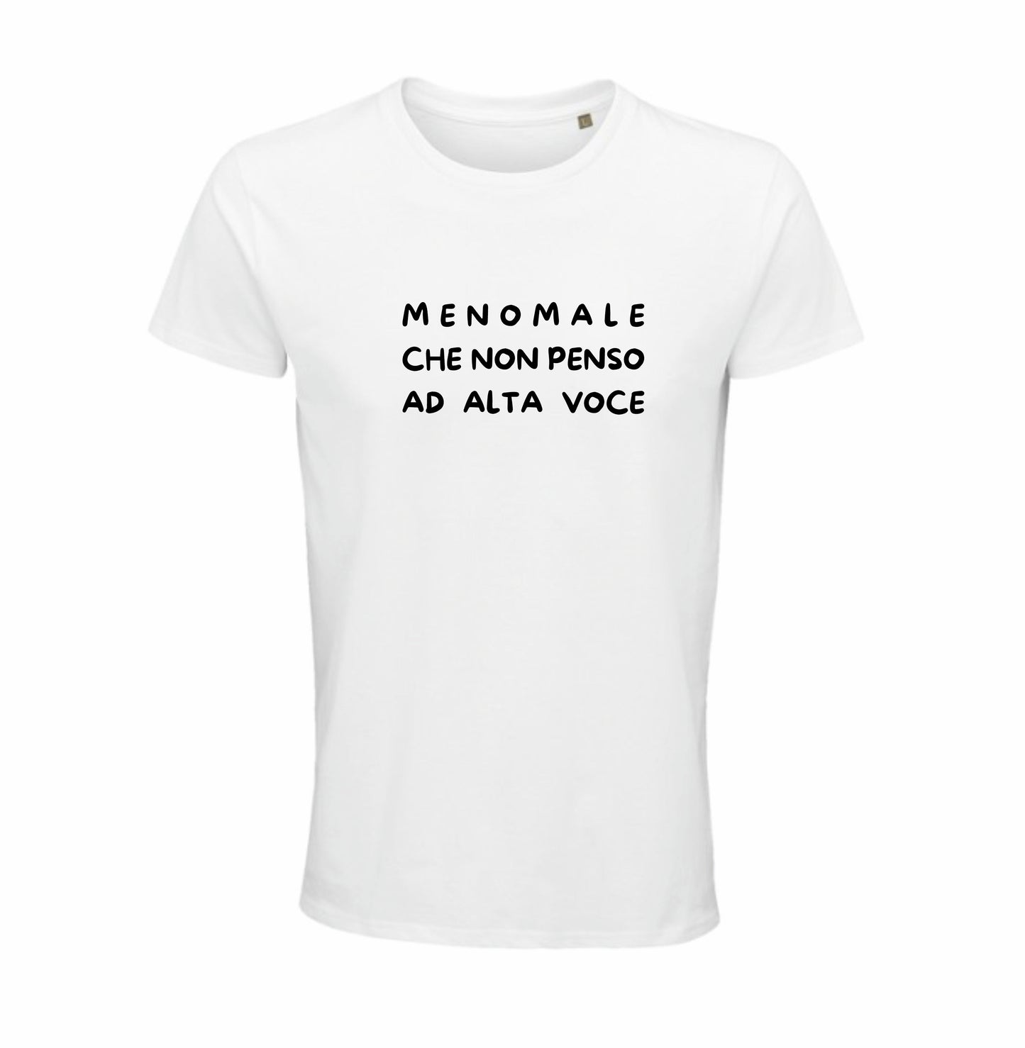 Maglietta “Menomale che non penso ad alta voce”