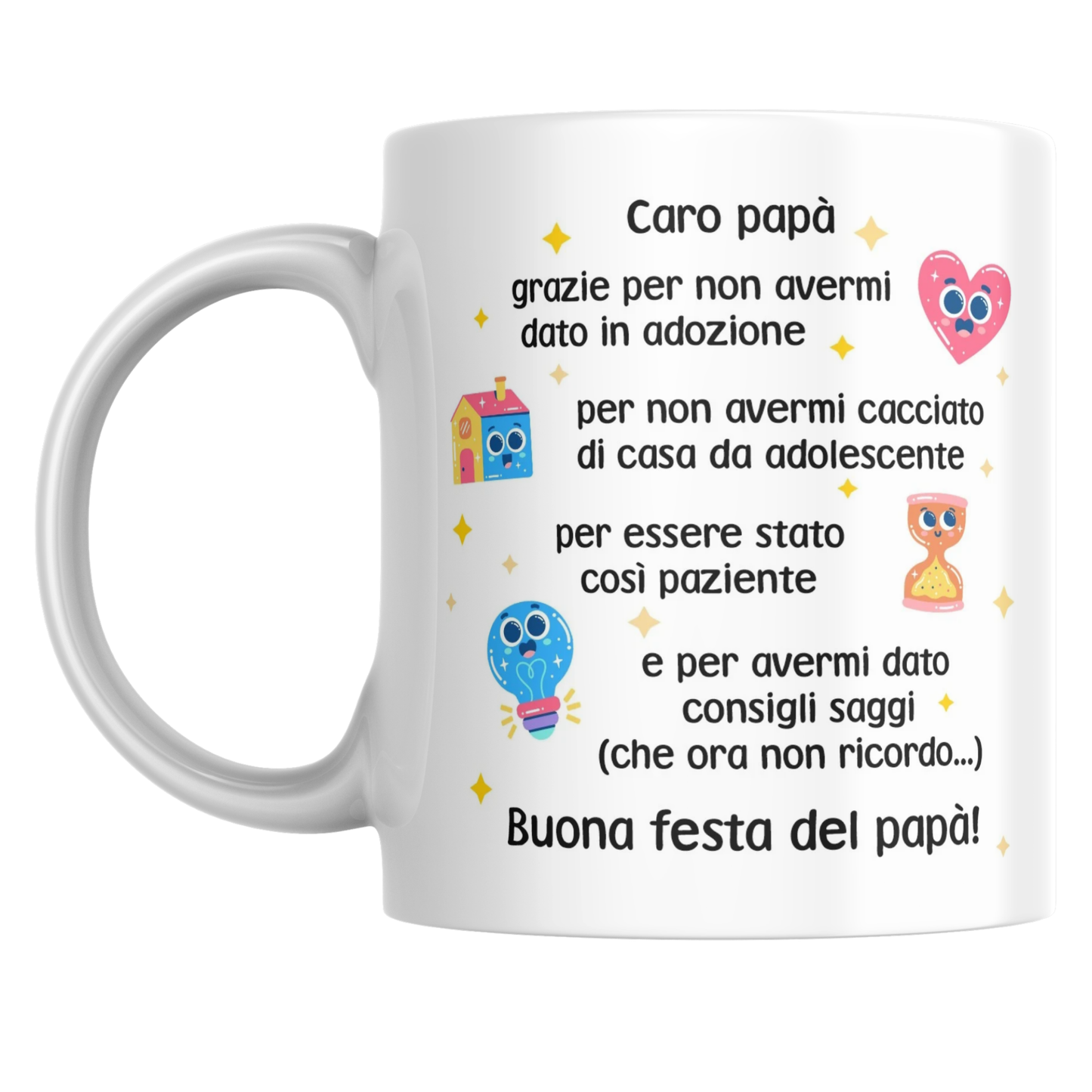 Tazza "Caro Papà, grazie per la pazienza"