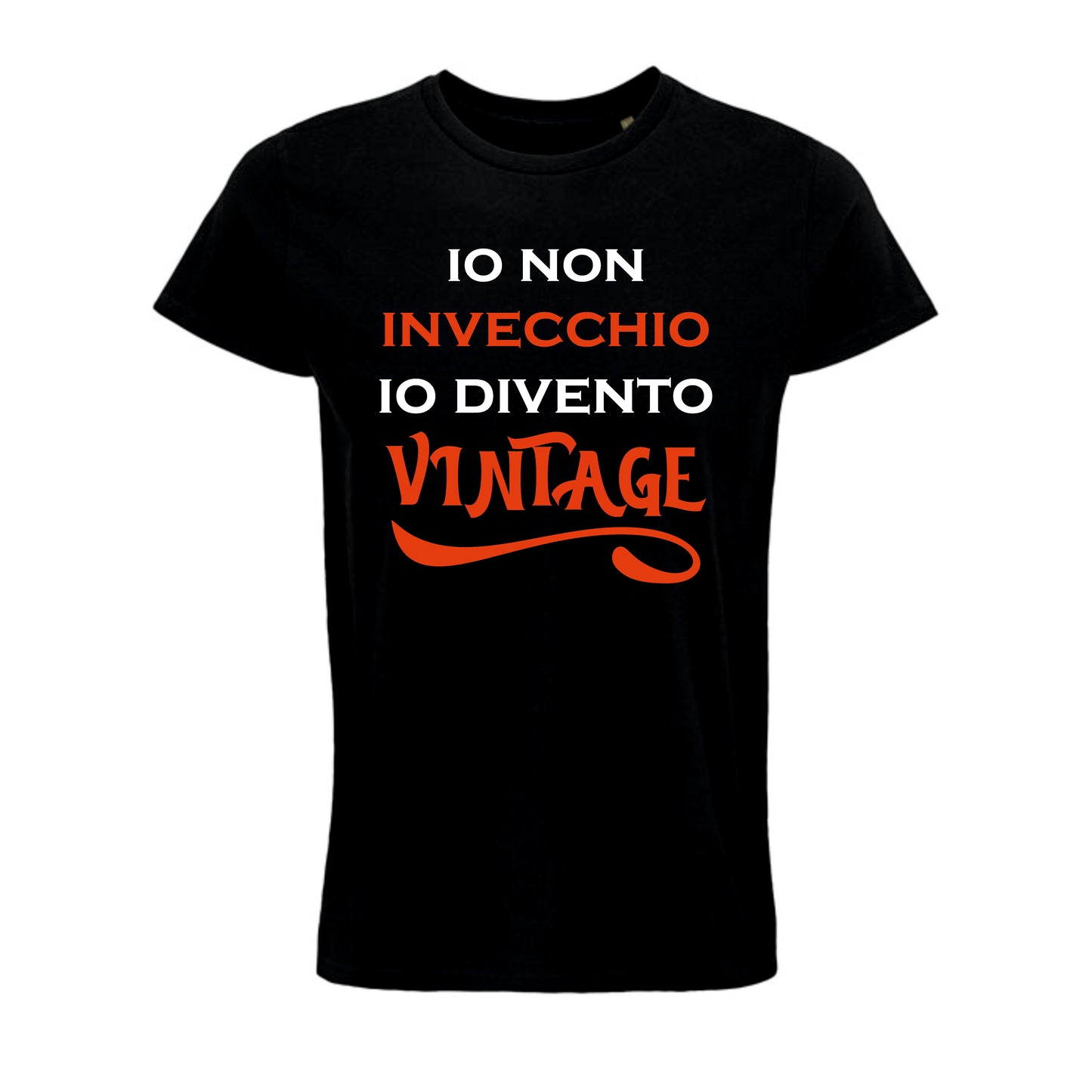 Maglietta io non invecchio io divento Vintage