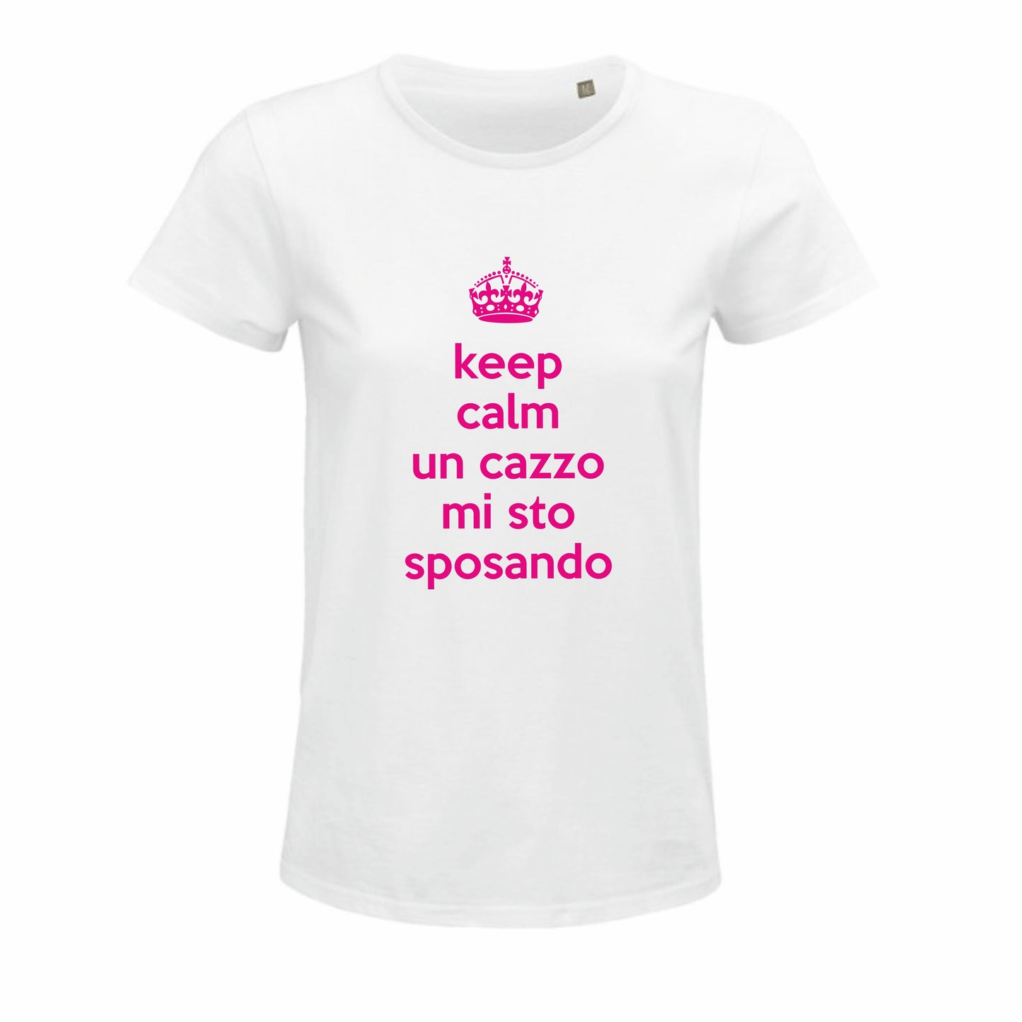 Maglietta addio al nubilato keep calm un cazzo
