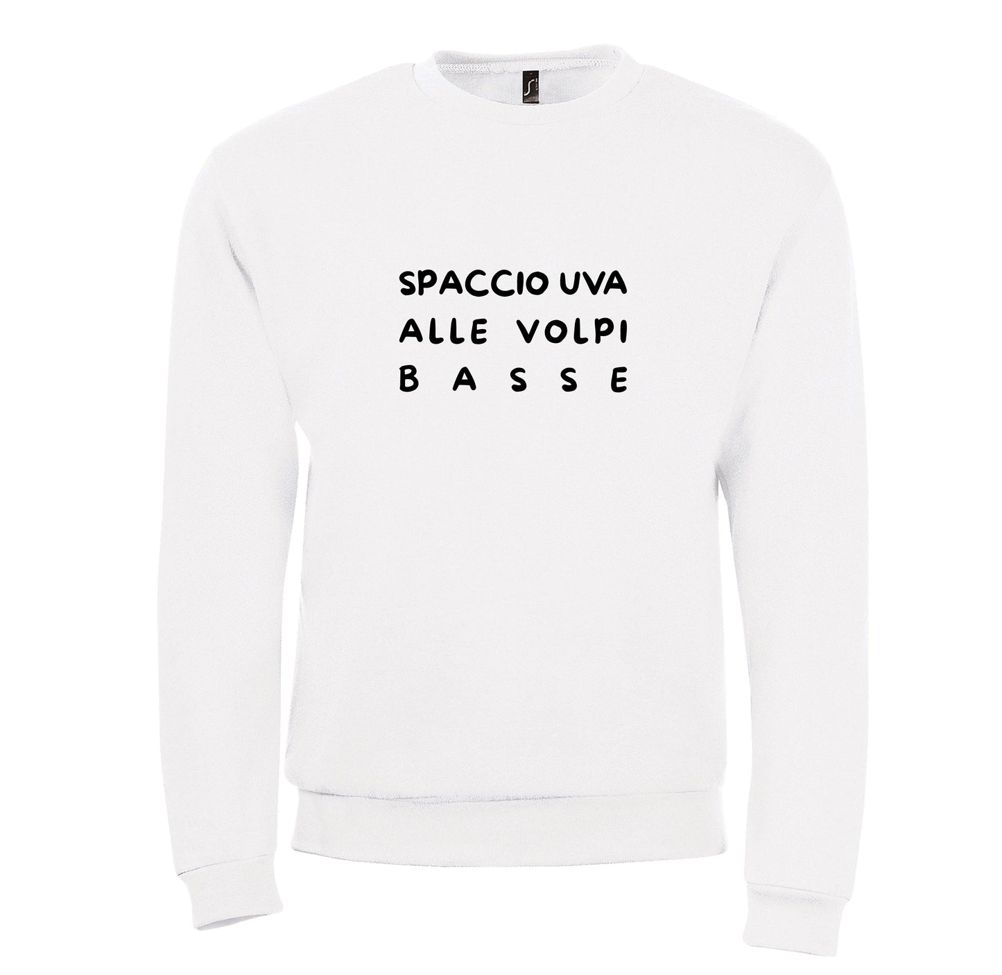 Felpa “Spaccio uva alle volpi basse”