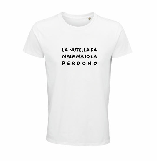 Maglietta “La Nutella fa male ma io la perdono”