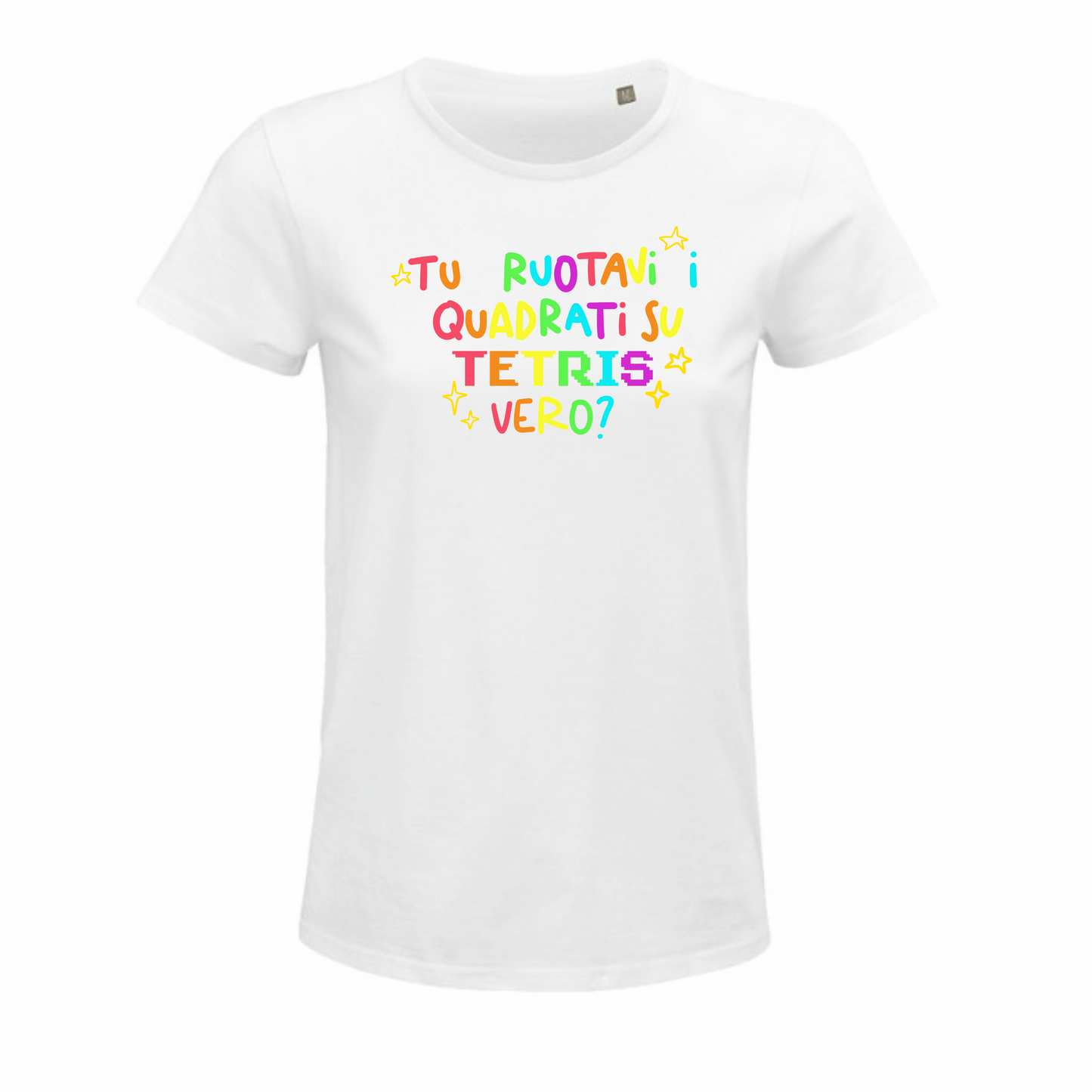 Maglietta Tu ruotavi i quadrati su Tetris, vero?