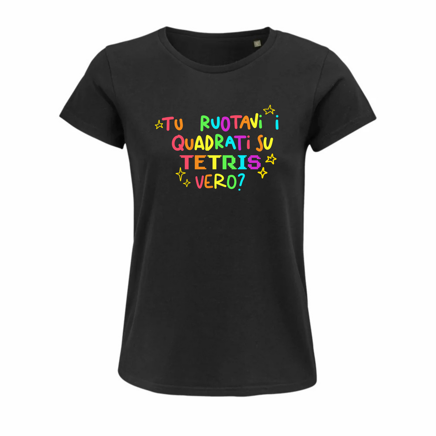 Maglietta Tu ruotavi i quadrati su Tetris, vero?