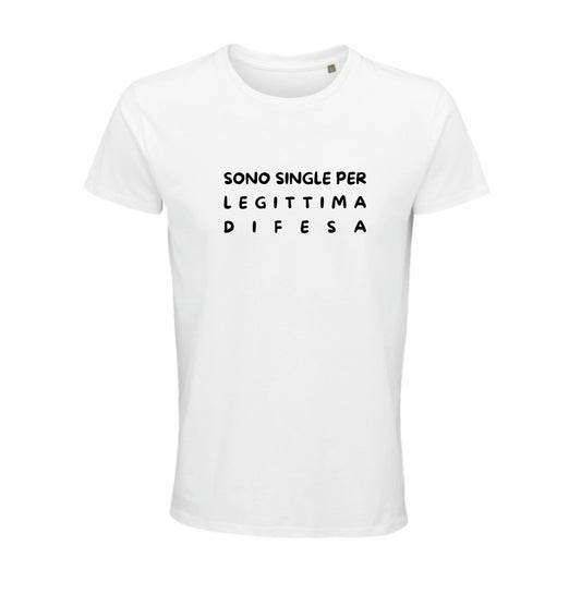 Maglietta “Sono single per legittima difesa”